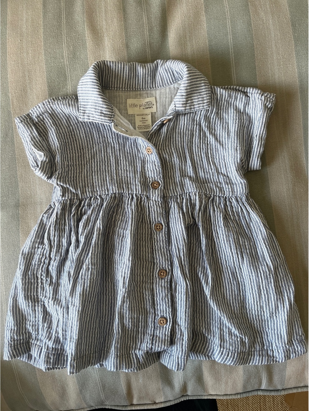 Little Planet by Carter's Organic Cotton Baby Dress 6 Months